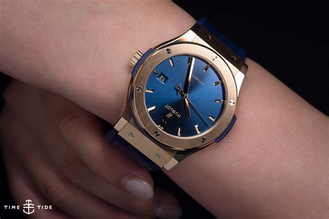 hublot blau gold